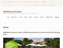 Tablet Screenshot of abbotsbury-tourism.co.uk